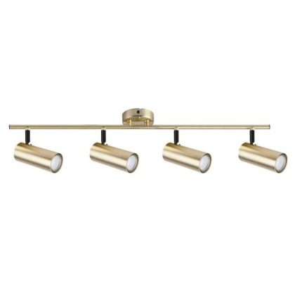 Plafon sufitowy COLLY 4 mosiądz regulowany spot na listwie - Candellux Lighting