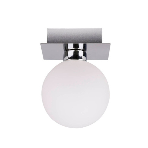 Lampa sufitowa punktowa ODEN chrom / biały kulisty klosz - Candellux Lighting