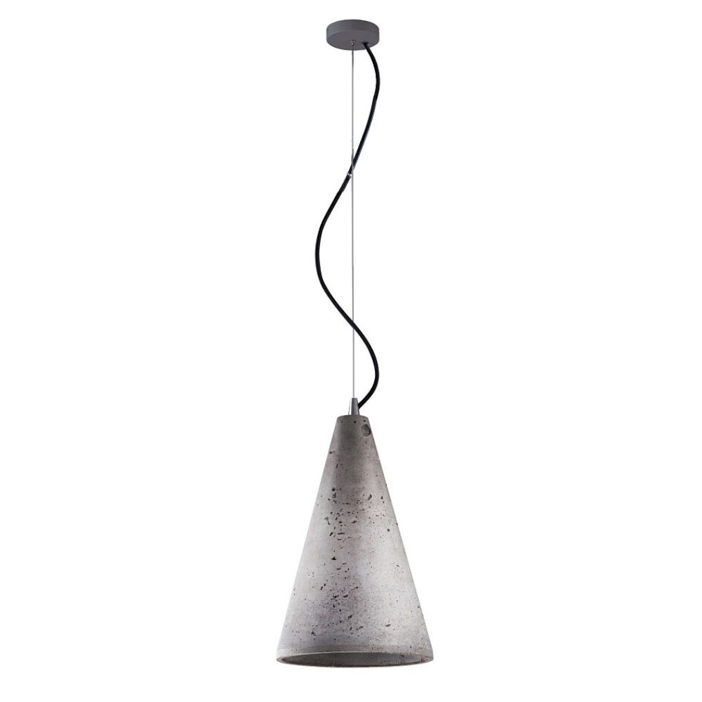Lampa wisząca VOLCANO L betonowa stożkowy klosz - Nowodvorski Lighting Lampa wisząca VOLCANO L betonowa stożkowy klosz - Nowodvorski Lighting