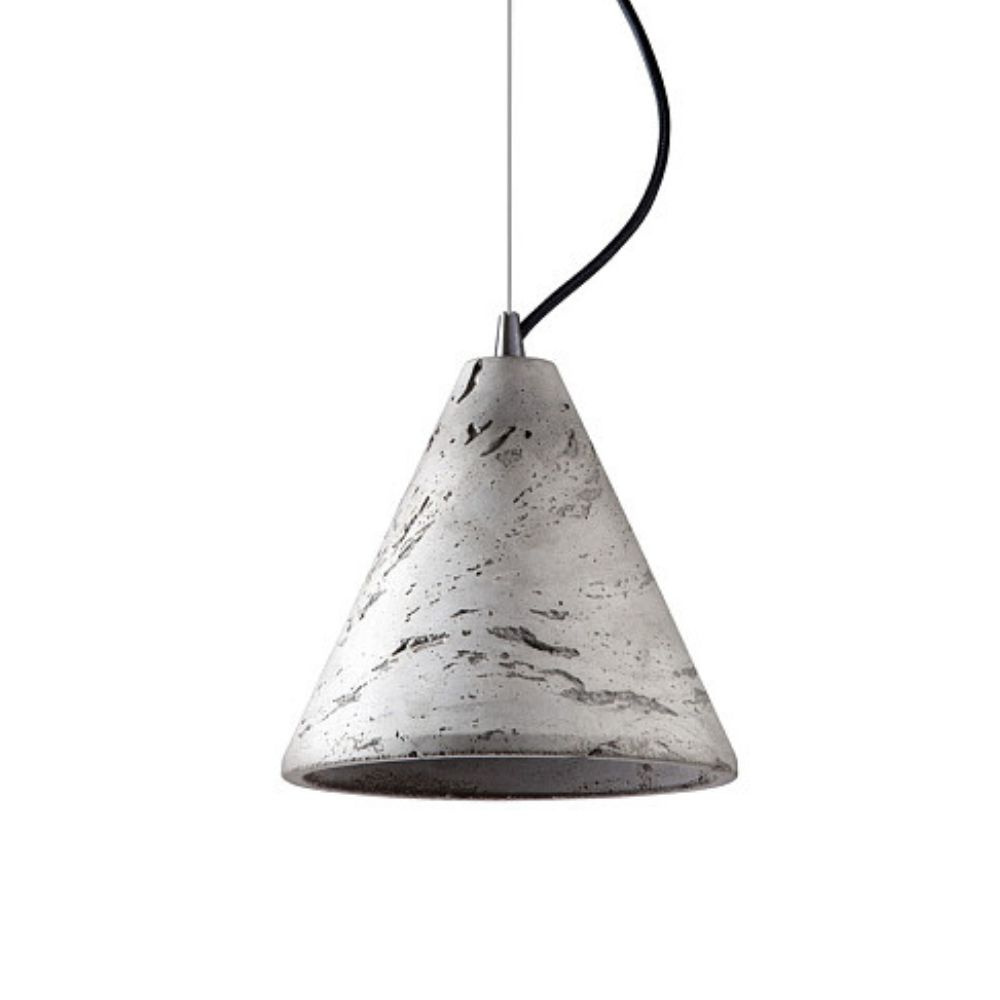 Lampa wisząca VOLCANO S betonowa stożkowy klosz - Nowodvorski Lighting