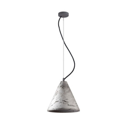 Lampa wisząca VOLCANO S betonowa stożkowy klosz - Nowodvorski Lighting