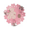 Plafon / kinkiet HONEY III miś różowe serduszka do pokoju dziewczynki - Nowodvorski Lighting