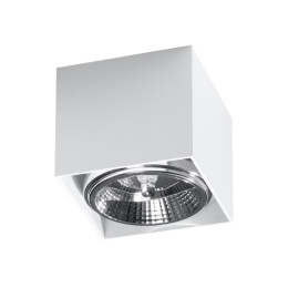 Plafon BLAKE biały kostka sześcian aluminium oświetlenie sufitowe - Sollux Lighting