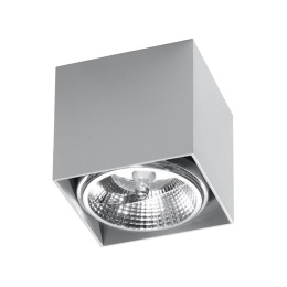 Plafon BLAKE szary kostka sześcian aluminium oświetlenie sufitowe - Sollux Lighting