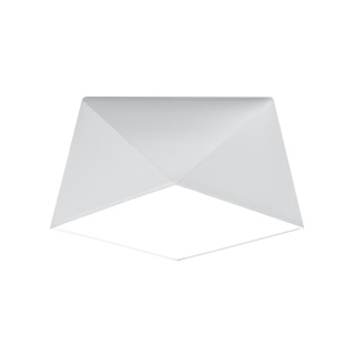Plafon HEXA 25 biały geometryczny wzór - Sollux Lighting