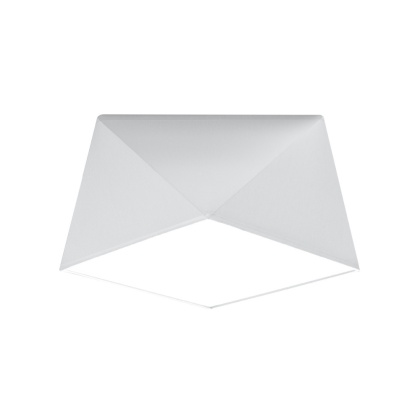 Plafon HEXA 25 biały geometryczny wzór - Sollux Lighting