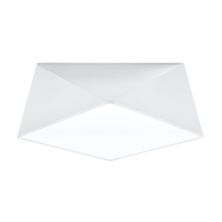 Plafon HEXA 35 biały geometryczny wzór - Sollux Lighting