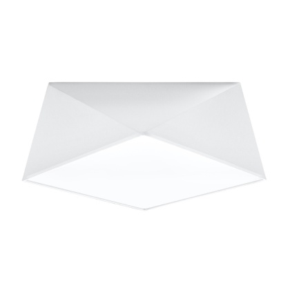 Plafon HEXA 35 biały geometryczny wzór - Sollux Lighting