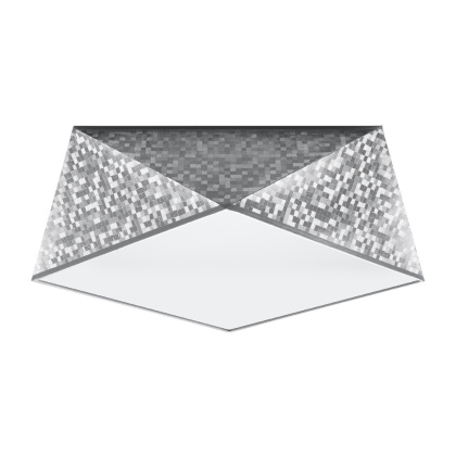 Plafon HEXA 35 cekin geometryczny wzór - Sollux Lighting