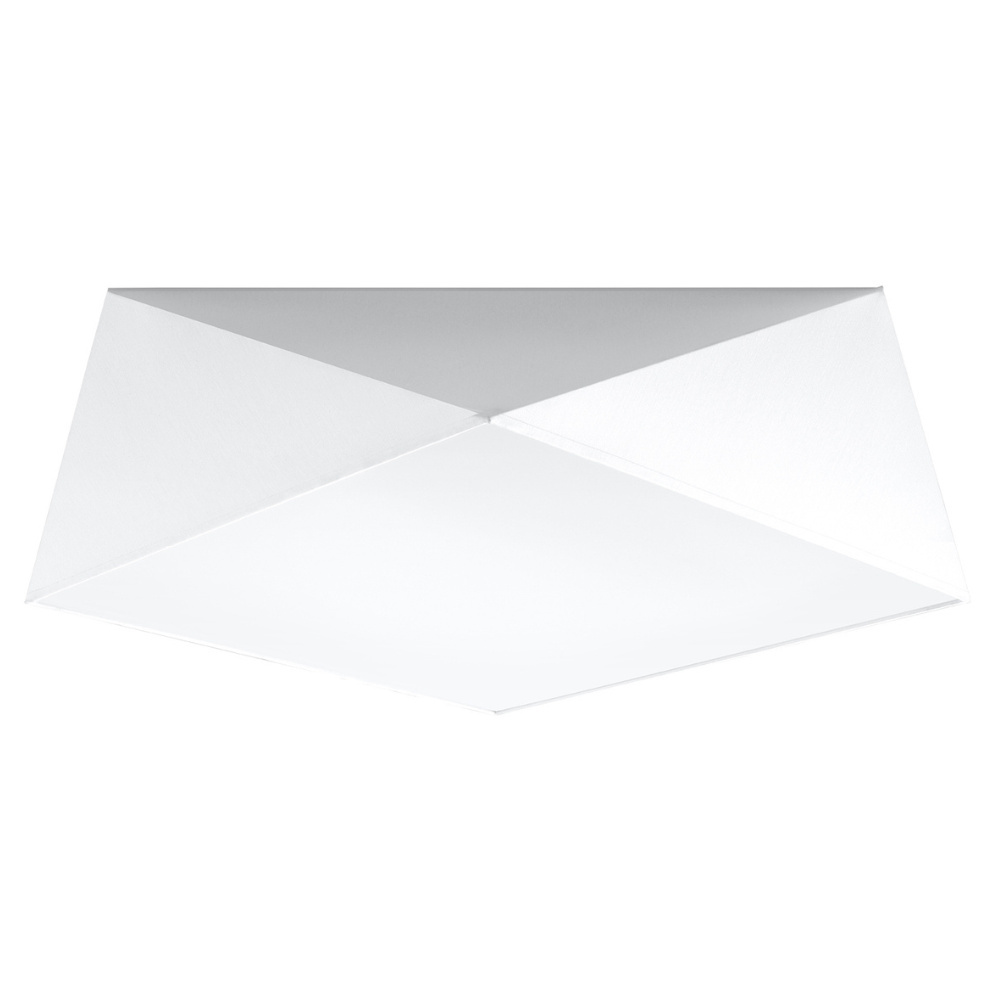 Plafon HEXA 45 biały geometryczny wzór - Sollux Lighting
