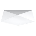 Plafon HEXA 45 biały geometryczny wzór - Sollux Lighting