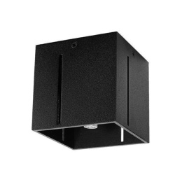 Plafon PIXAR czarny nowoczesny sześcian - Sollux Lighting