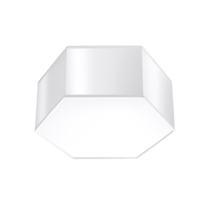 Plafon SUNDE 13 biały heksagon geometryczny - Sollux Lighting