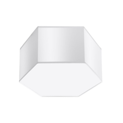 Plafon SUNDE 15 biały heksagon geometryczny - Sollux Lighting