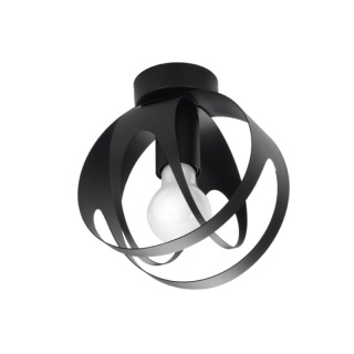 Plafon / kinkiet TULOS czarny nowoczesny oryginalny - Sollux Lighting