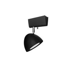 Plafon / kinkiet VESPA 1 czarny regulowany spot - Nowodvorski Lighting