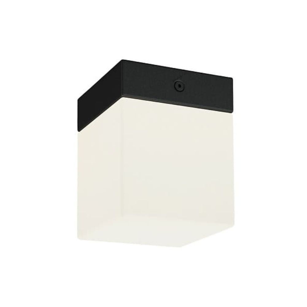 Plafon łazienkowy SIS czarny szklana lampa sufitowa IP44 - Nowodvorski Lighting