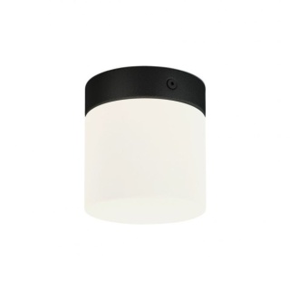 Plafon łazienkowy szklany CAYO czarny IP44 - Nowodvorski Lighting