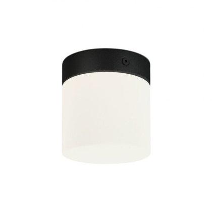 Plafon łazienkowy szklany CAYO czarny IP44 - Nowodvorski Lighting