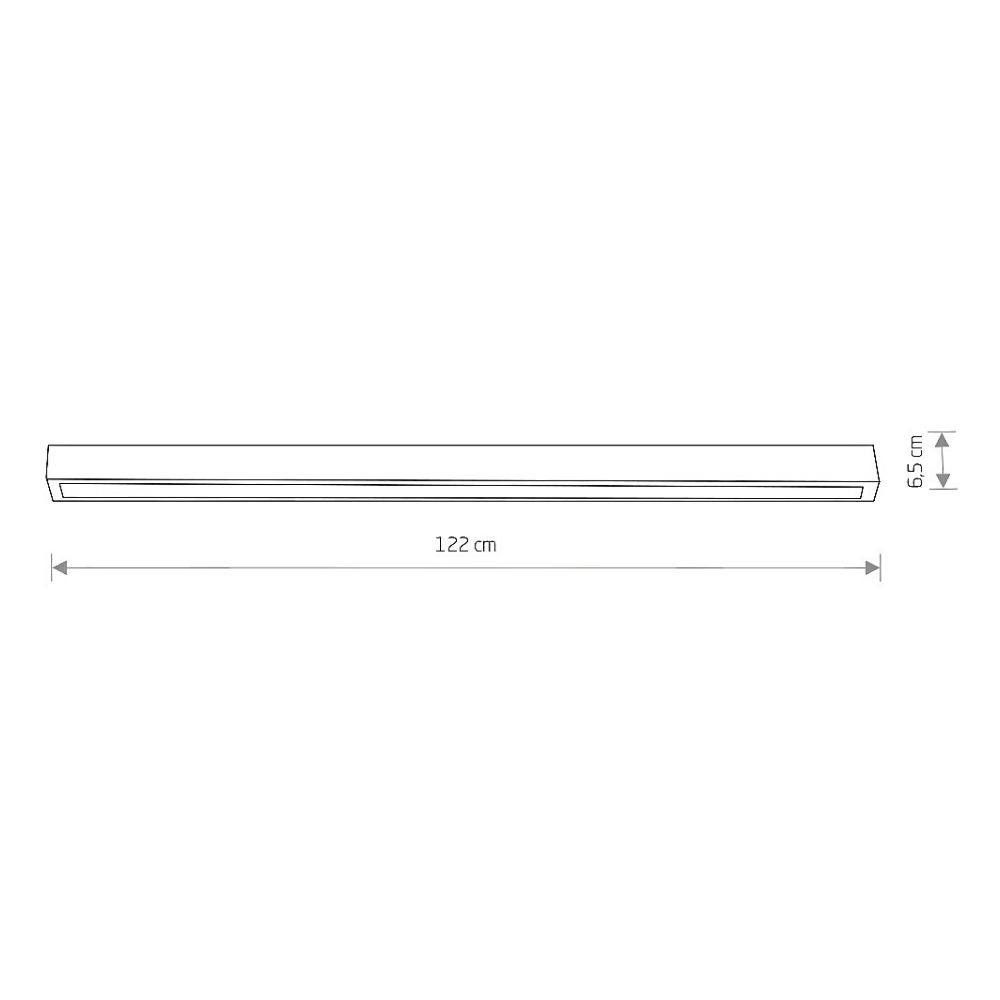 Plafon sufitowy podłużny STRAIGHT CEILING LED L biały - Nowodvorski Lighting Plafon sufitowy podłużny STRAIGHT CEILING LED L biały - Nowodvorski Lighting