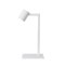 Lampa biurkowa SNOW biała na biurko do pracy do sypialni na szafkę nocną - Light Prestige