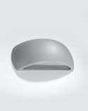 Kinkiet ceramiczny PONTIUS szary półokrągły - Sollux Lighting