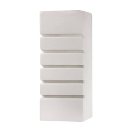 Kinkiet ceramiczny SAMIR biały dekoracyjny geometryczny - Sollux Lighting