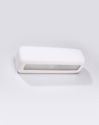 Kinkiet ceramiczny SUBANI biały podłużny - Sollux Lighting