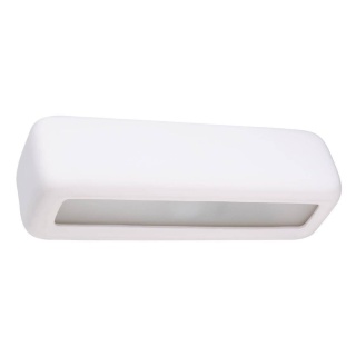 Kinkiet ceramiczny SUBANI biały podłużny - Sollux Lighting