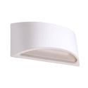 Kinkiet ceramiczny VIXEN biały półokrągły - Sollux Lighting