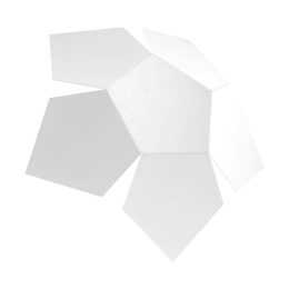 Kinkiet ścienny PENTA biały dekoracyjny - Sollux Lighting