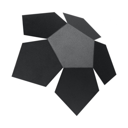 Kinkiet ścienny PENTA czarny dekoracyjny - Sollux Lighting