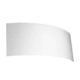 Kinkiet stalowy MAGNUS biały półokrągły - Sollux Lighting