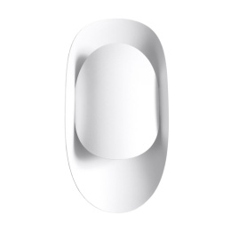 Kinkiet stalowy TEAR biały dekoracyjny łezka - Sollux Lighting