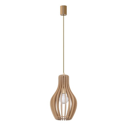 Lampa wisząca IKA A drewniana w stylu skandynawskim - Nowodvorski Lighting