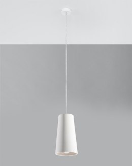 Lampa wisząca ceramiczna GULCAN biały smukły zwis - Sollux Lighting