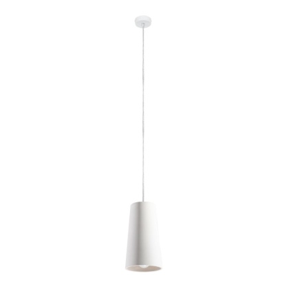 Lampa wisząca ceramiczna GULCAN biały smukły zwis - Sollux Lighting