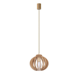 Lampa wisząca IKA C drewniana w stylu skandynawskim - Nowodvorski Lighting
