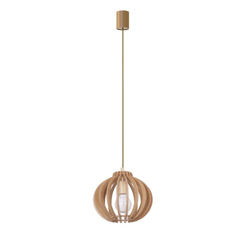 Lampa wisząca IKA C drewniana w stylu skandynawskim - Nowodvorski Lighitng