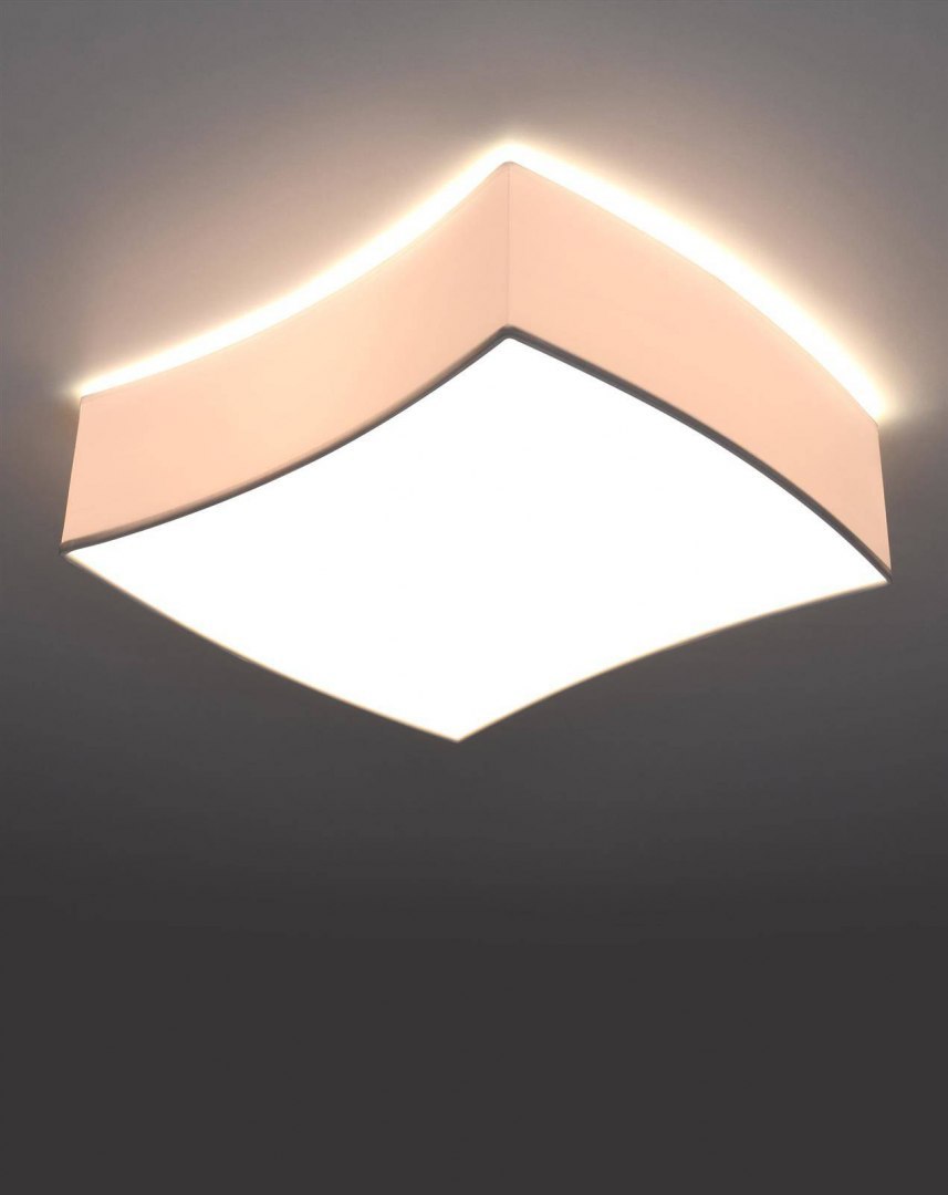 Plafon sufitowy SQUARE 1 biały - Sollux Lighting