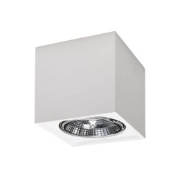 Plafon ceramiczny SEIDA biały sześcian lampa sufitowa punktowa - Sollux Lighting