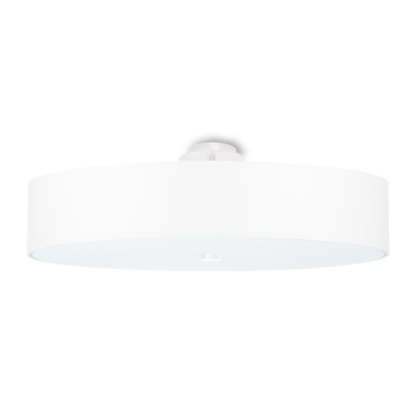 Plafon okrągły sufitowy SKALA 60 biały elegancki - Sollux Lighting