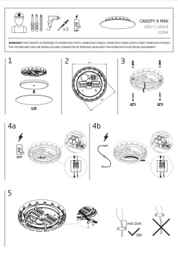 System Cameleon - puszka CANOPY A MINI biała okrągła - Nowodvorski Lighting