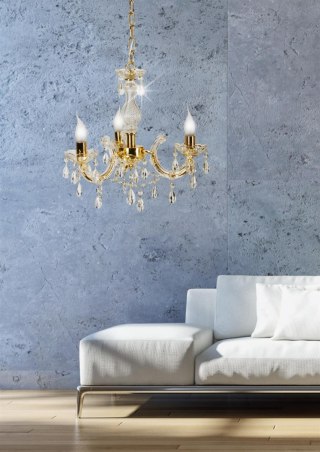 Żyrandol z kryształkami MARIA TERESA 3 - Candellux Lighting