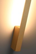 Kinkiet LAHTI L złoty LED smukły nowoczesny do sypialni - Thoro Lighting