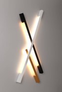 Kinkiet LAHTI M złoty LED smukły nowoczesny do sypialni - Thoro Lighting