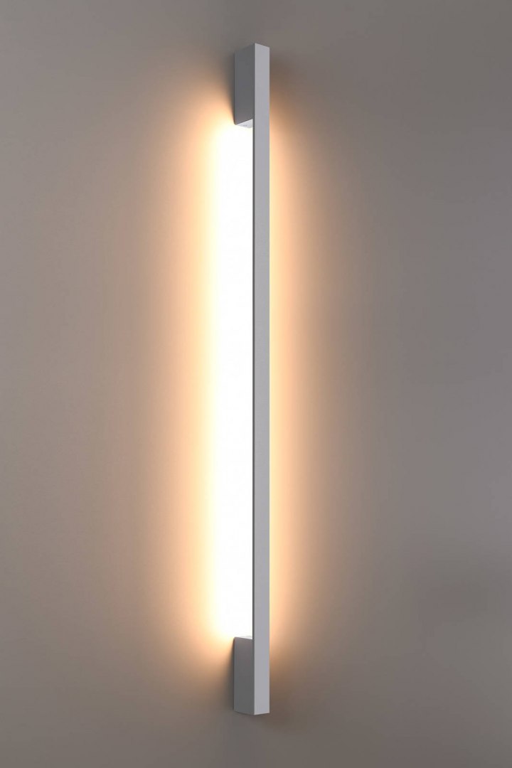 Kinkiet SAPPO L biały LED smukły minimalistyczny dekoracyjny - Thoro Lighting