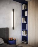Kinkiet SAPPO L czarny LED smukły minimalistyczny dekoracyjny - Thoro Lighting
