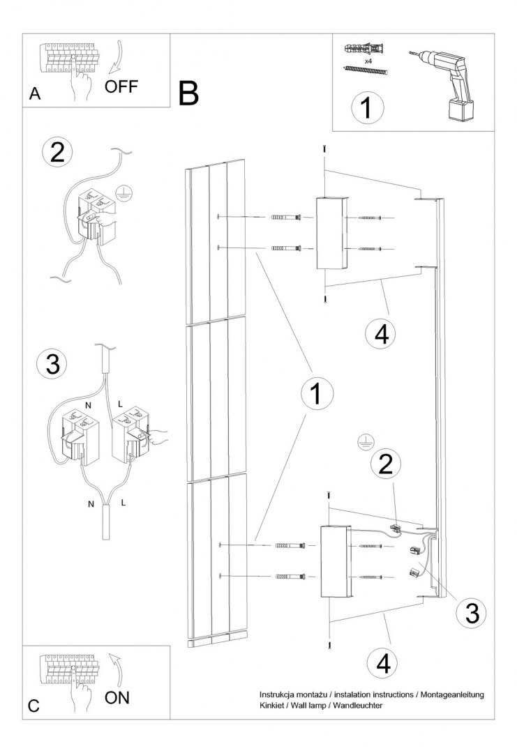 Kinkiet SAPPO M złoty LED smukły minimalistyczny dekoracyjny - Thoro Lighting Kinkiet SAPPO M złoty LED smukły minimalistyczny dekoracyjny - Thoro Lighting