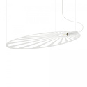 Lampa wisząca LEHDET biały liść do salonu - Thoro Lighting
